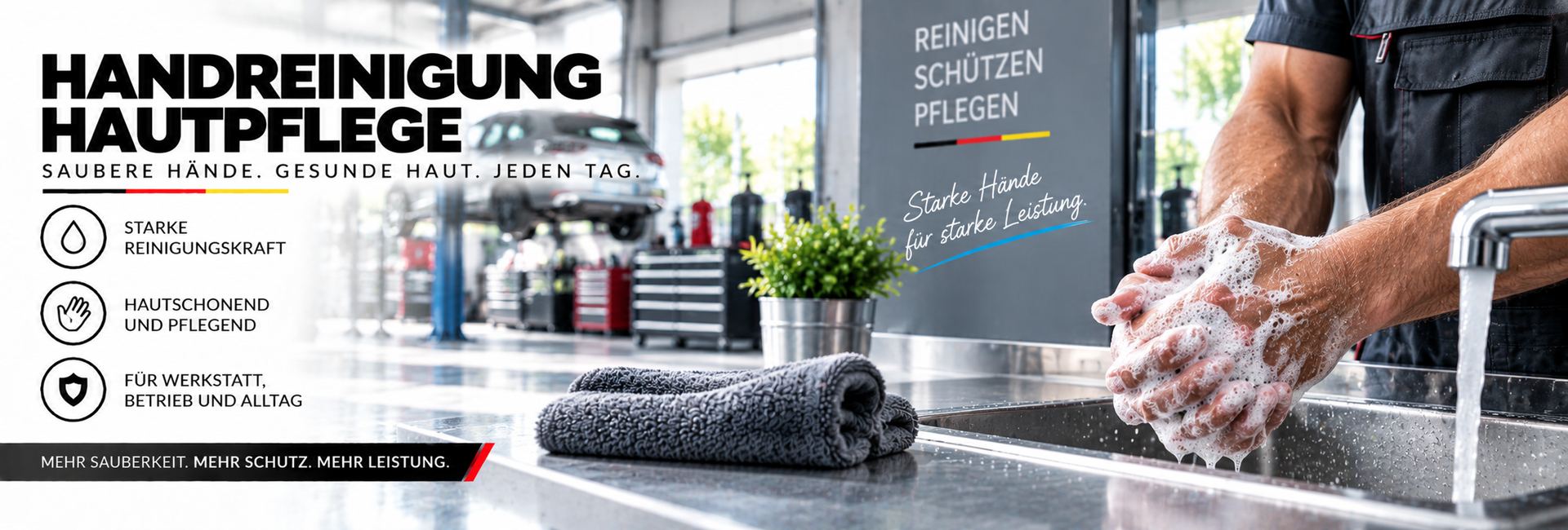 Handreinigung & Hautpflege bei TSCHERNY