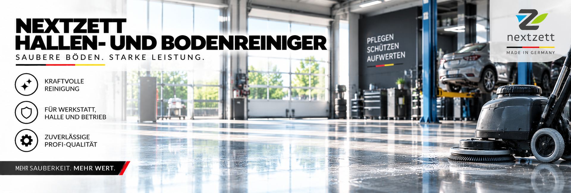 NEXTZETT Hallen- und Bodenreiniger