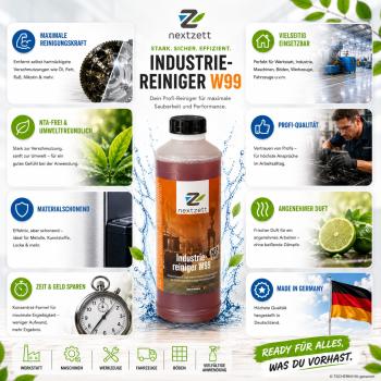 Preview: Nextzett Infozu Industriereiniger W99 1 Liter